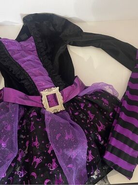 Spirit Super Cute Small Black/purple Witch Costume
